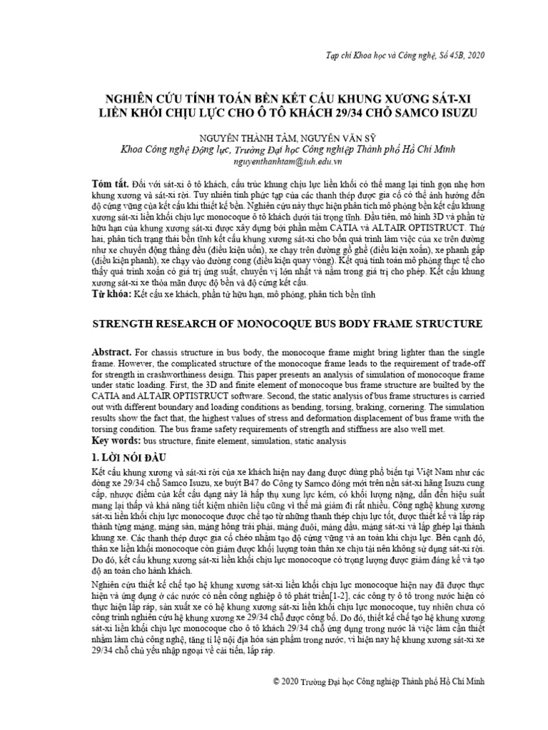 Tinh toan khung xuong monocoque xe bus samco pdf