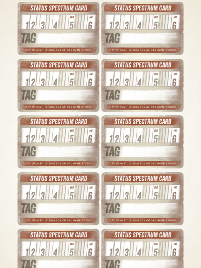 Status Spectrum Cards | PDF