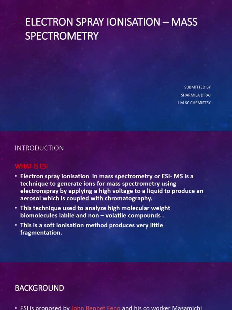 DOC-20241018-WA0003. | PDF | Electrospray Ionization | Mass Spectrometry