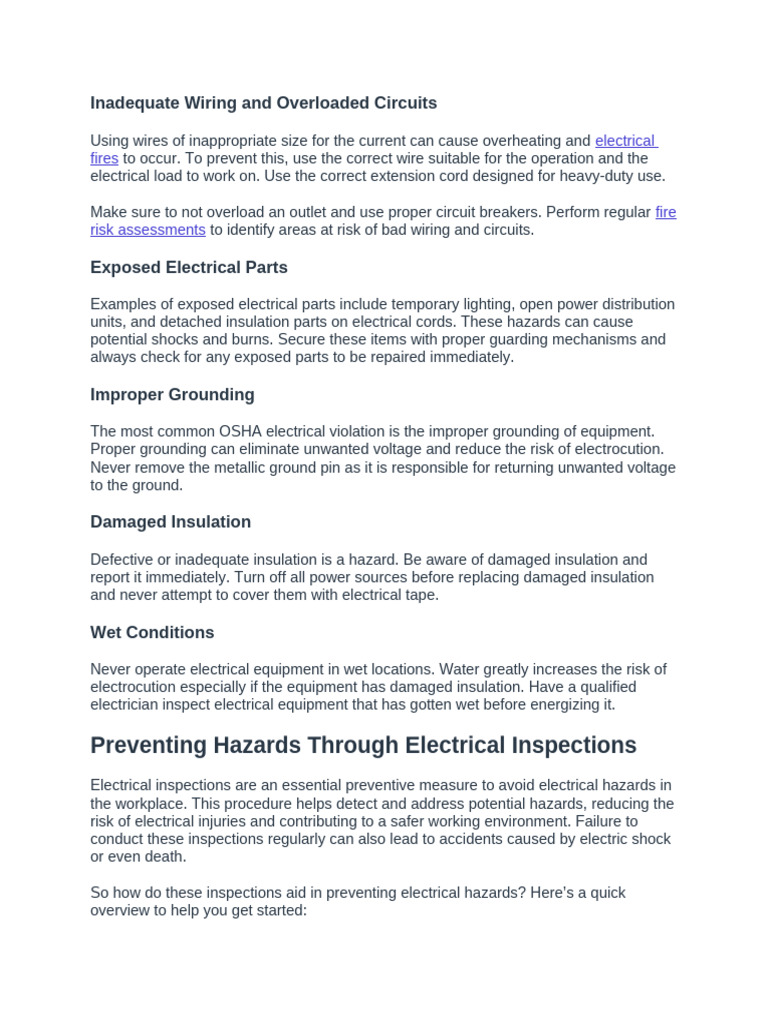 electrical hazard | PDF | Occupational Safety And Health | Insulator ...