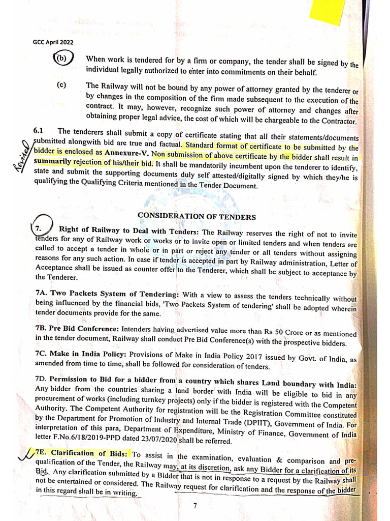 Annexure V (A) GCCC | PDF