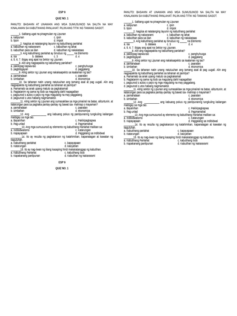Esp 9 | PDF