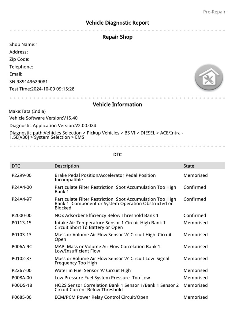 Tata (India) DTC 20241009091528 | PDF | Vehicle Technology | Engineering