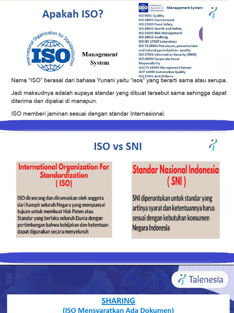 Panduan Pembuatan Dokumen ISO dan SOP | PDF