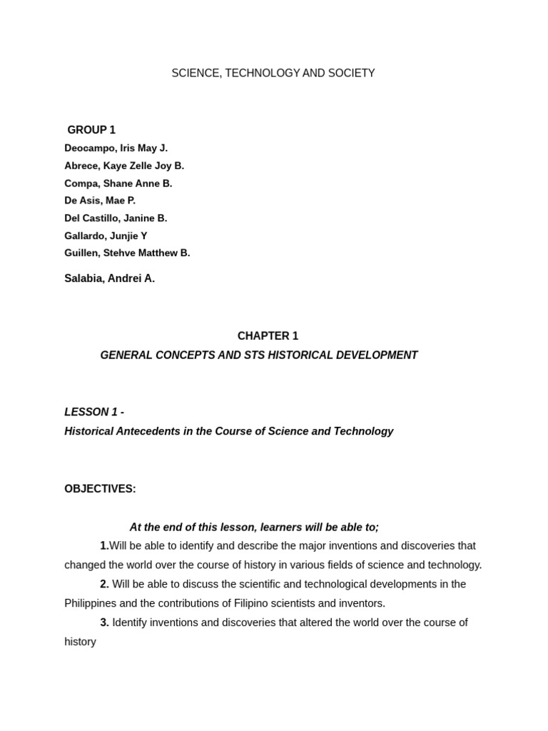 Historical Development of Science & Technology | PDF | Ancient Egypt ...