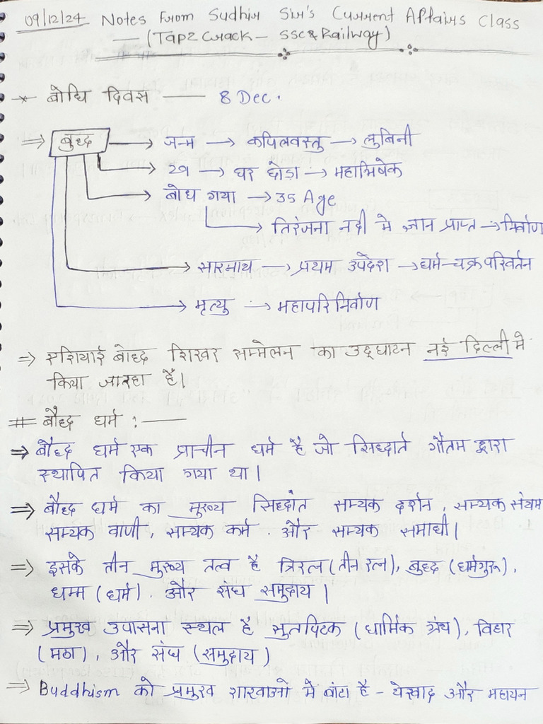 Hand Written Notes 9 Dec | PDF