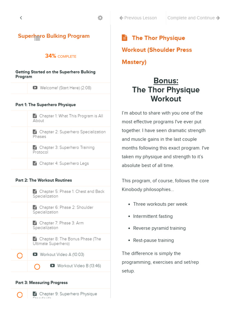 The Thor Physique Workout (Shoulder Press Mastery) _ Kinobody Fitness