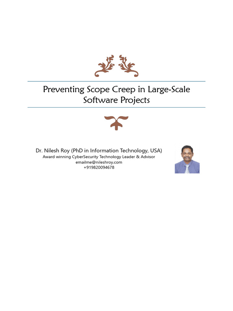Preventing Scope Creep in Software Projects | PDF | Agile Software ...