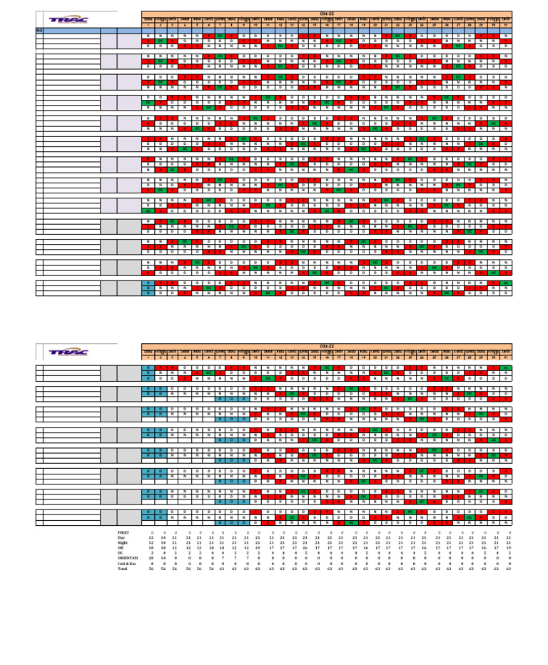Driver Schedule Overview | PDF