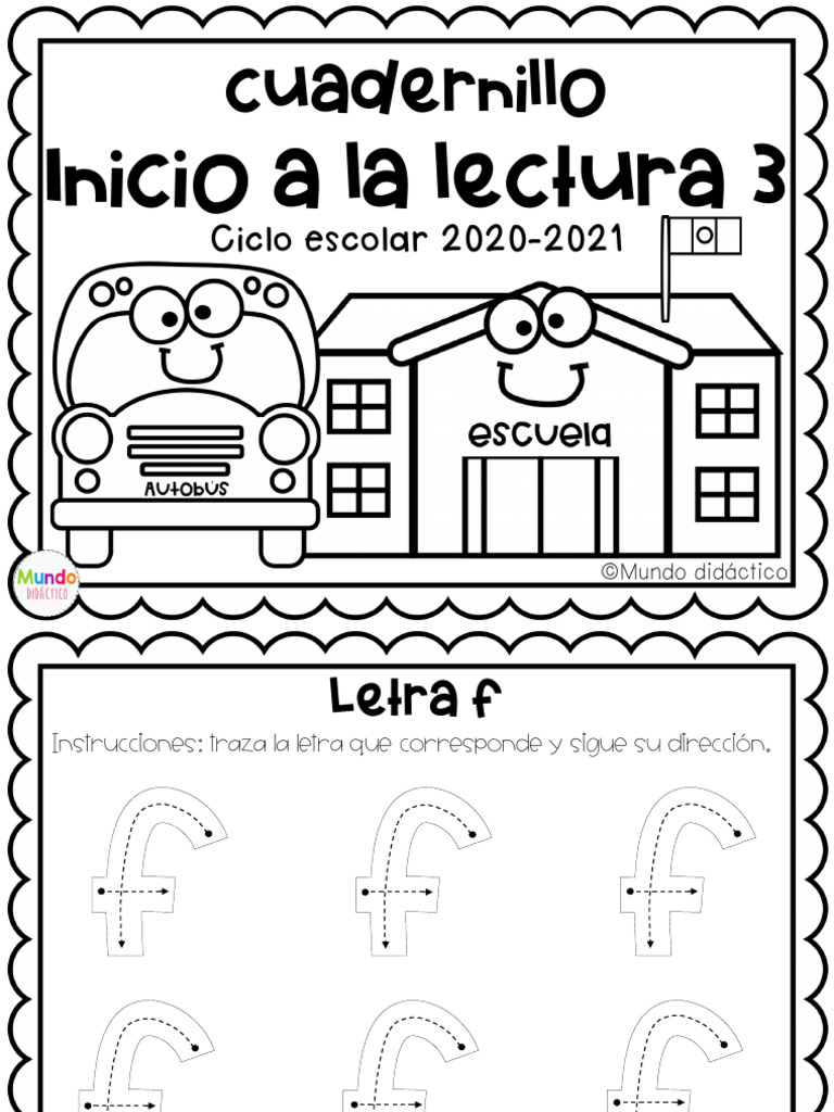 Actividades de Lectura y Escritura Infantil | PDF | Lingüística | Voz ...