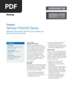 Netapp Fas2000 Series: Datasheet