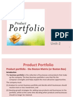 Unit-2 Product Portfolio