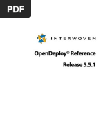 OpenDeploy® Reference Release 5.5.1