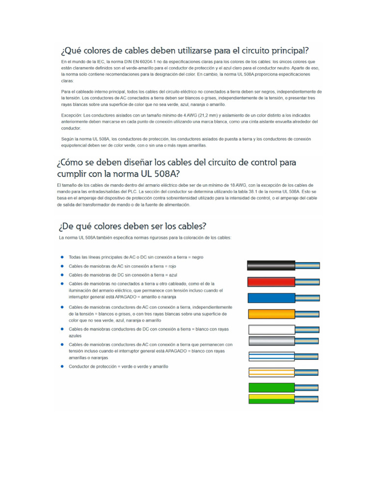 Cableado UL508A Ingles | PDF
