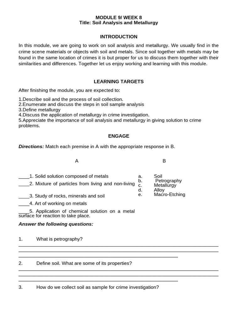 Module Forensic Chemistry And Toxicology Pdf Poison Toxicology