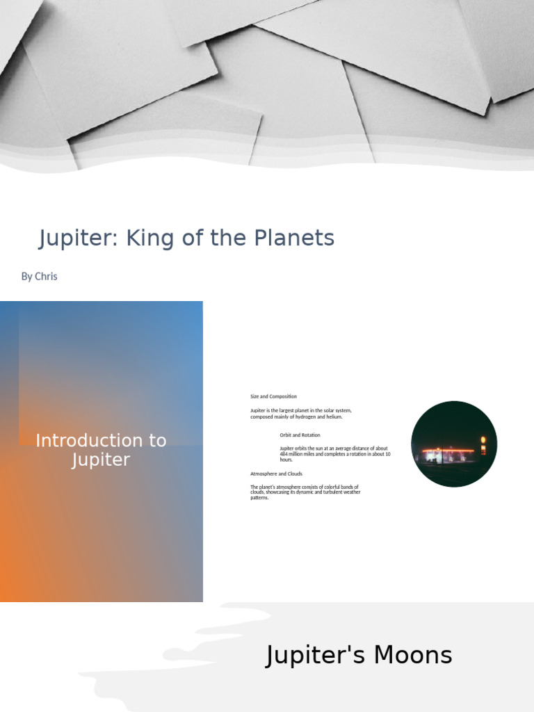 Jupiter (Made by ChatGPT and Designer) | PDF | Jupiter | Europa (Moon)