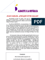 Comunicado de Albacete X La República