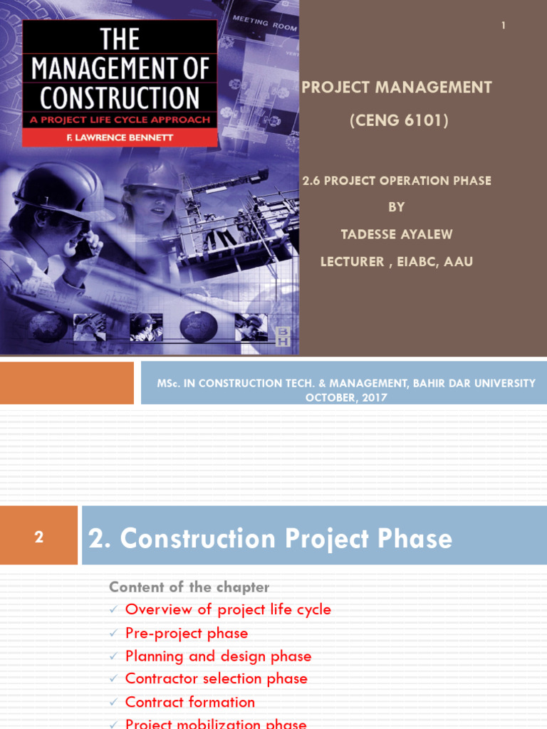 2.6. Lecture Seven - Project Operation | PDF | Quality Assurance ...