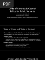 Public Service Conduct Guide | PDF | Employment | Government