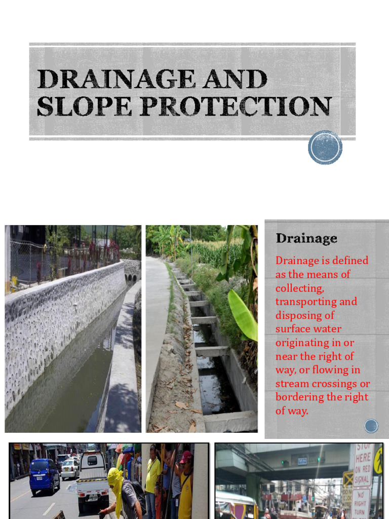 Drainage and Slope Protection 24 | PDF | Surface Runoff | Drainage