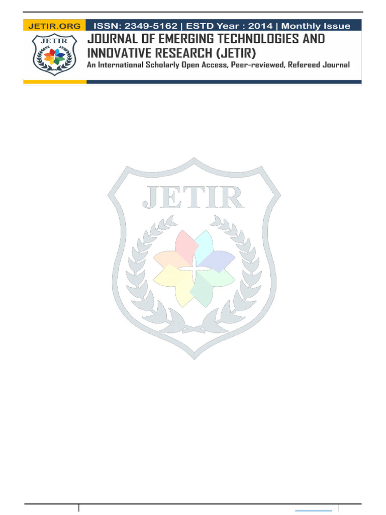 JETIR2305306 | PDF | Cluster Analysis | Image Segmentation