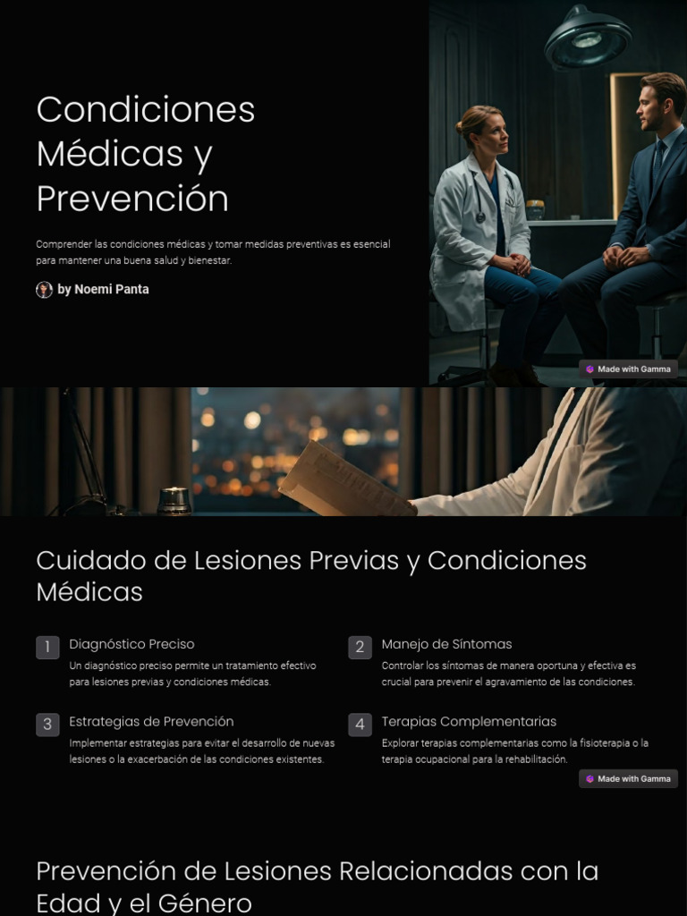 Condiciones-Medicas-y-Prevencion | PDF | Nutrición | Dieta y nutrición