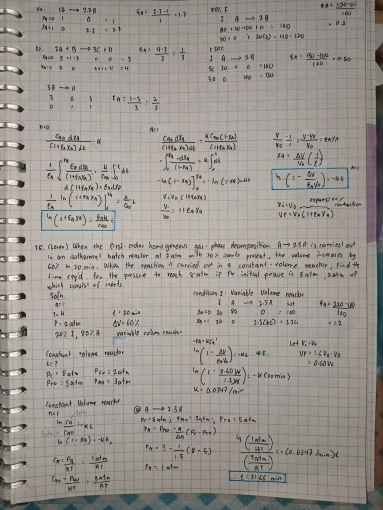 Kinetics Notes 3 | PDF