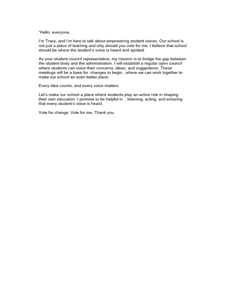 Empowering Student Voices for Change | PDF