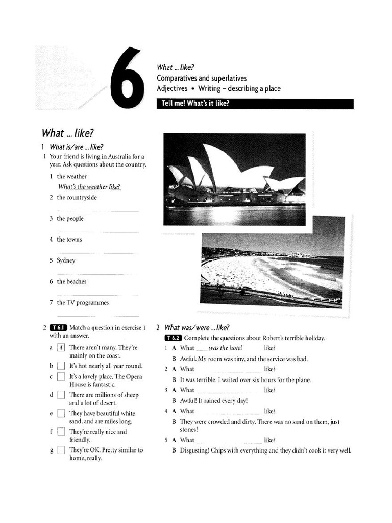 EXERCISES Unit 6 | PDF