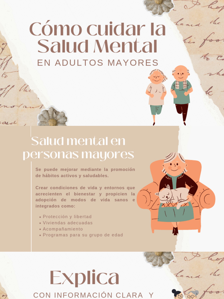 Cuidado de la Salud Mental en Mayores | PDF