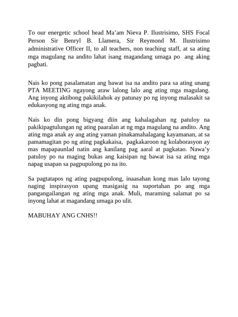 Closing Remarks | PDF