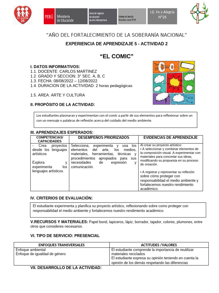 "Creación de Cómics sobre Soberanía" | PDF | Aprendizaje | Cognición
