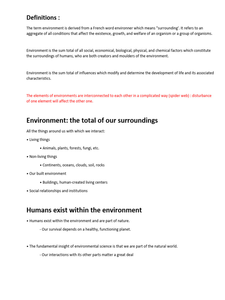 Environmental Studies Pdf Natural Environment Water Pollution