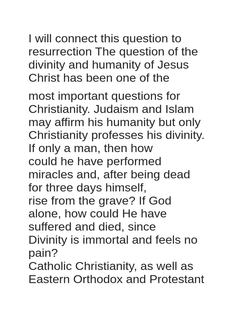 Divinity Pdf Arianism Jesus