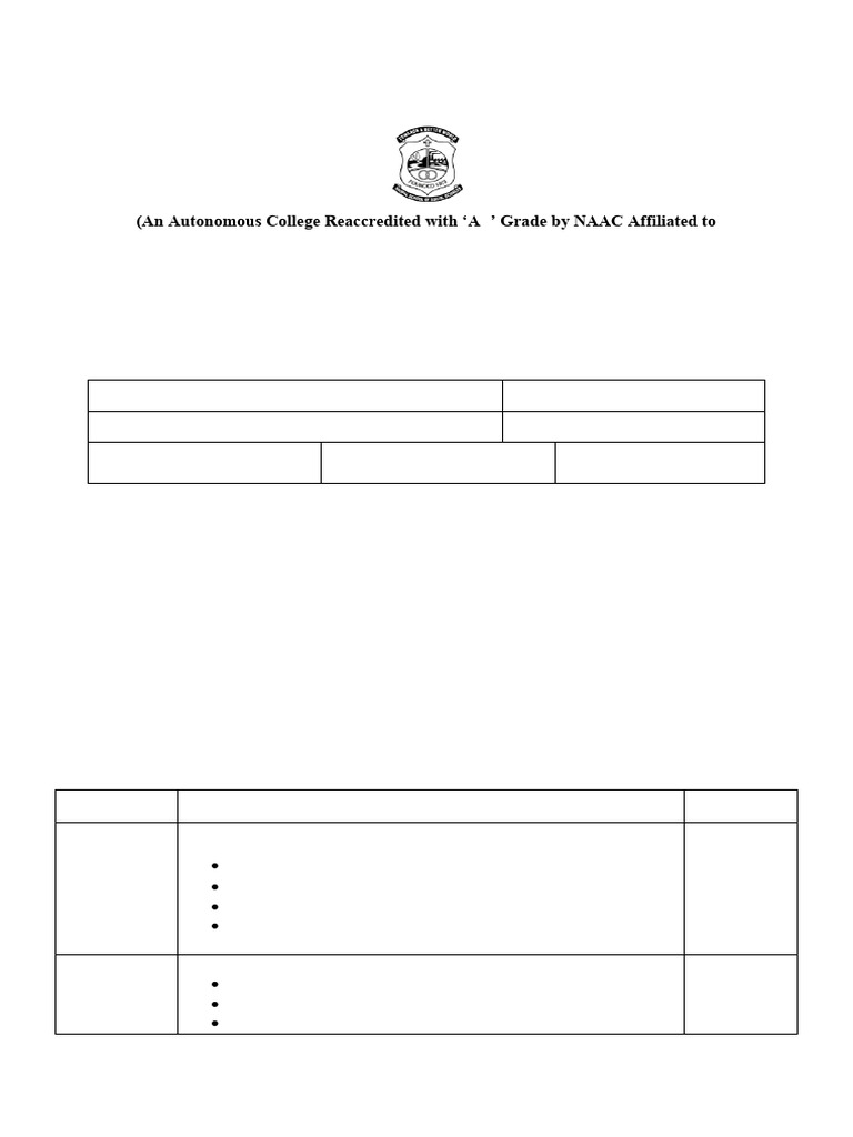 Syllabus pdf spreadsheet software