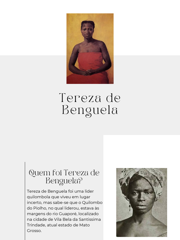Tereza de Benguela: Líder Quilombola e Símbolo de Resistência | PDF