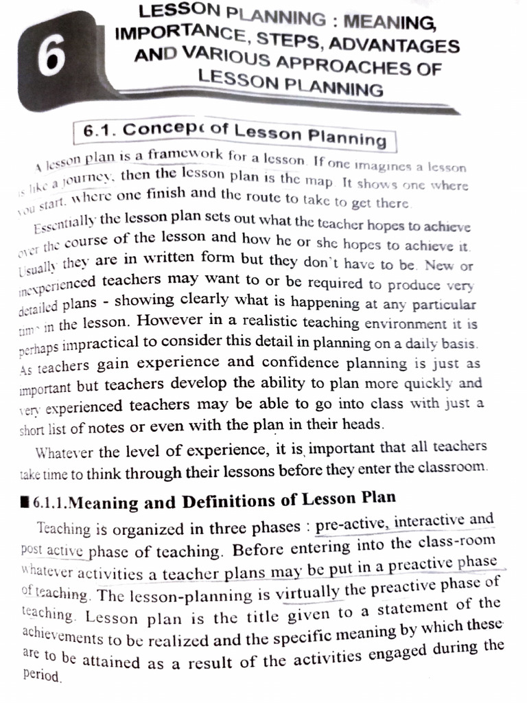 Importance, Steps, Advantages: Approaches | PDF | Lesson Plan | Teachers