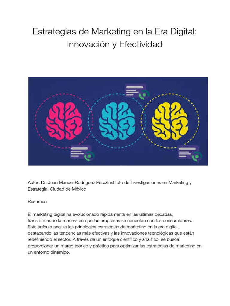 Estrategias de Marketing Digital Efectivas | PDF | Publicidad digital ...