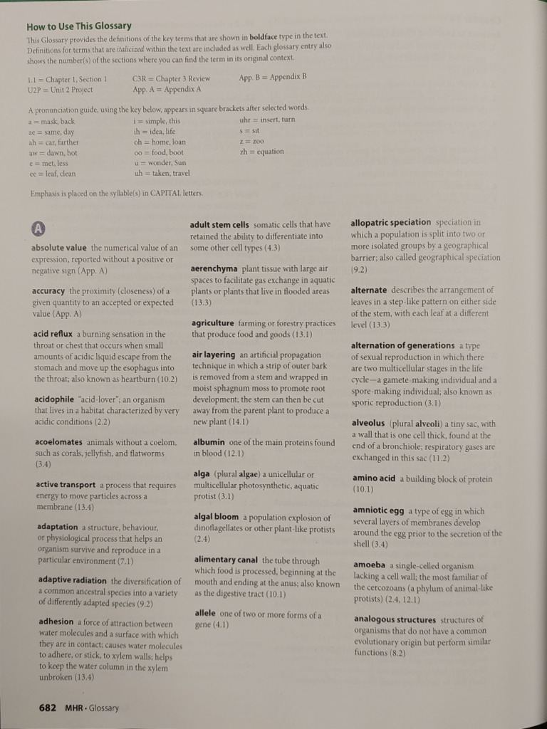 Glossary A-F | PDF