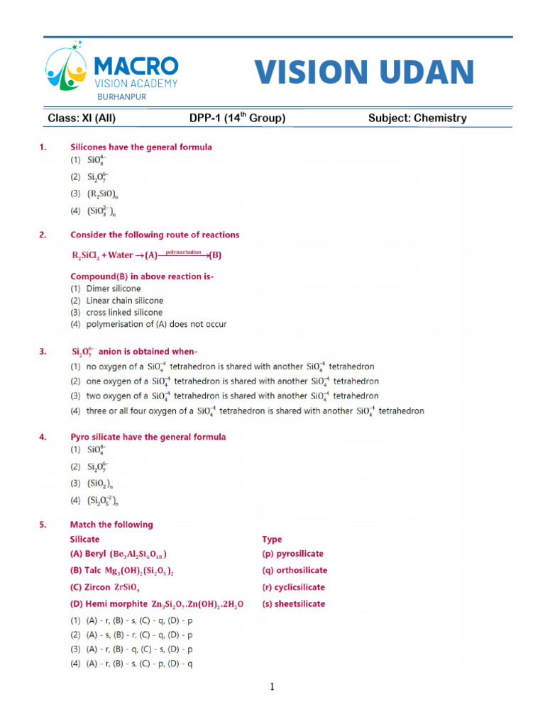 DPP 1 | PDF