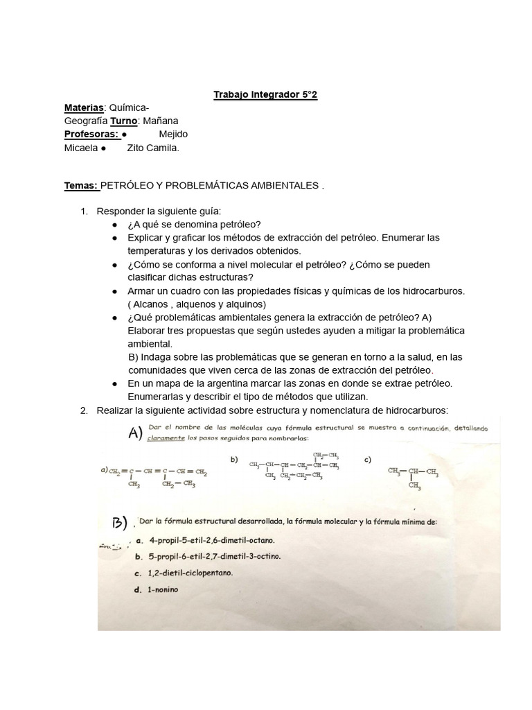 Trabajo Integrador 5°2 | PDF