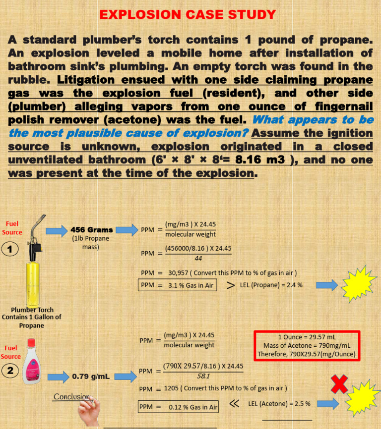 Propane Explosion Case Study Analysis | PDF | Propane | Explosion