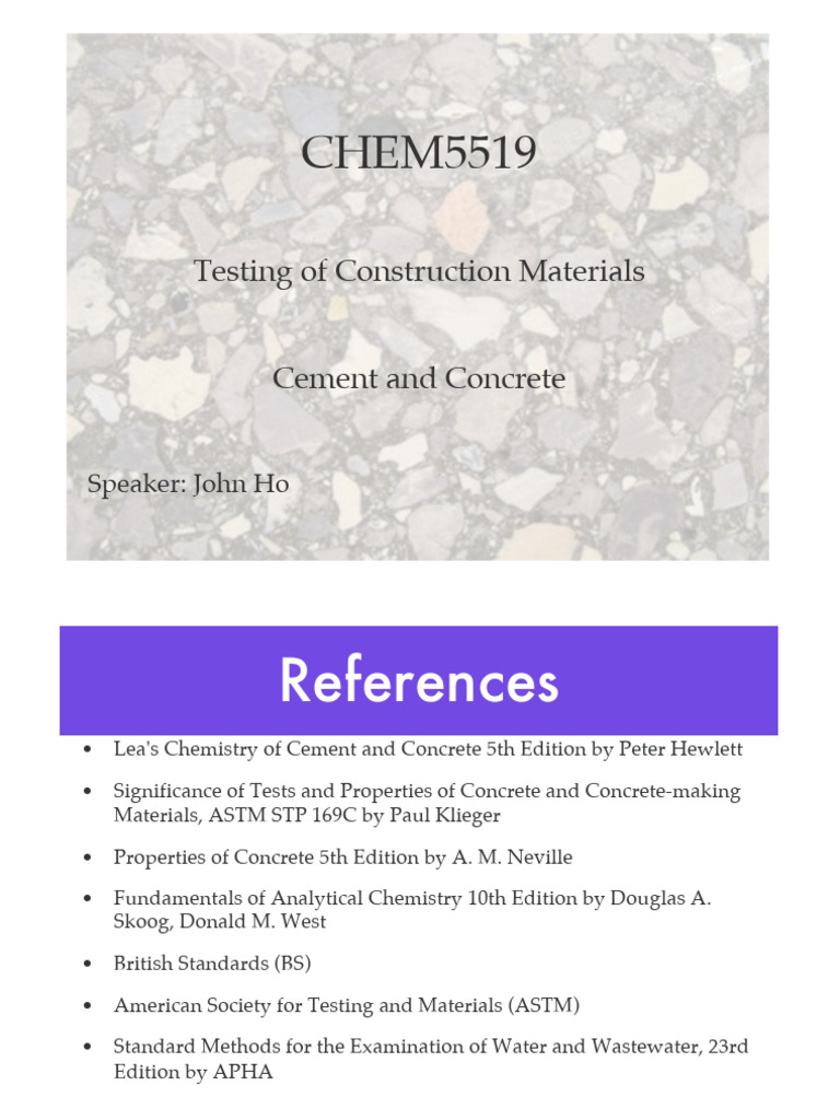 Cement & Concrete Testing Guide | PDF | Cement | Concrete