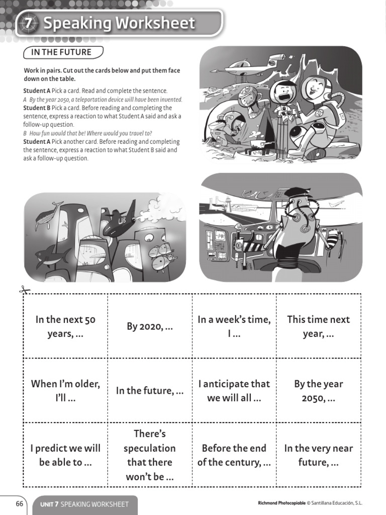 Achievers C1 Speaking Worksheet Unit 7 | PDF