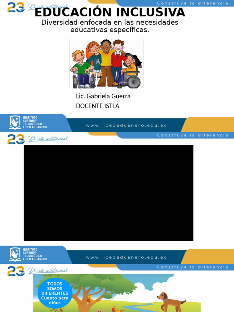 Educación Inclusiva y Diversidad | PDF | Salón de clases | Inclusión ...
