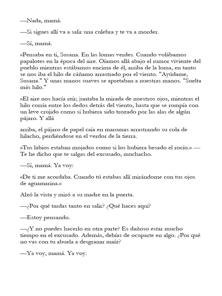 Reflexiones en el excusado: Memorias de infancia | PDF