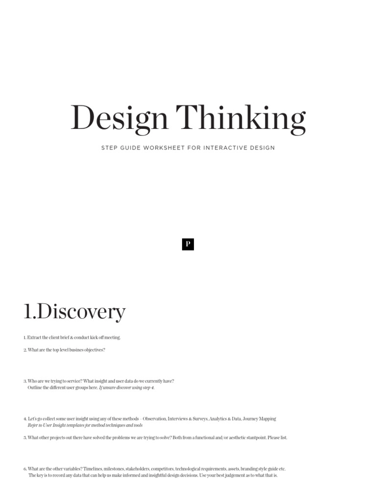 05.1-Design-Thinking Workflow | PDF | Design Thinking | Design