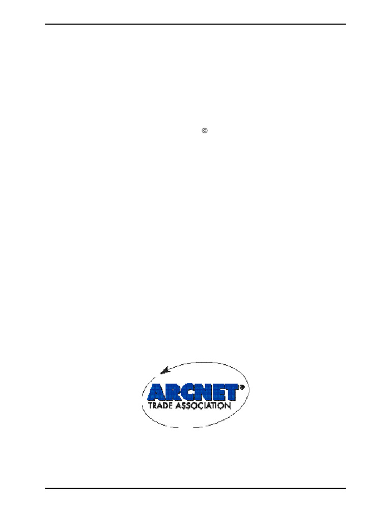 ARCNET Packet Ata8782 | PDF | Osi Model | Computer Network