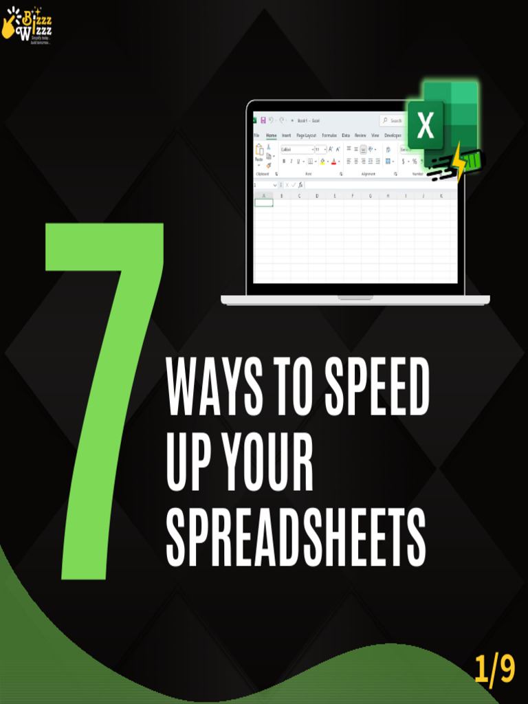 7 Ways To Speed Up Your Excel! | PDF