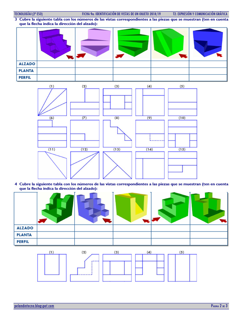 Identificaci n De Vistas T cnicas PDF